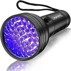 UV Flashlight Black Light, 51 LED Blacklight Pet Urine Detector for Dog/Cat Urine, Dry Stains, Bed Bug, Resin Curing, Scorpions Finder