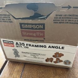 Simpson A35 Framing Angle Box 100