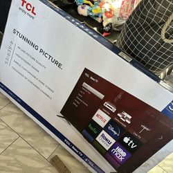 58” TCL Flat Screen TV 