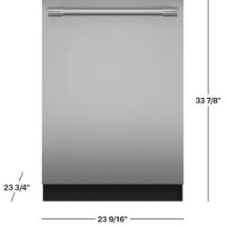Thermador - Emerald 24" Top Control Smart Built-In Tub Dishwasher with 3rd Rack and Professional Handle, 48 dBA - Stainless Steel