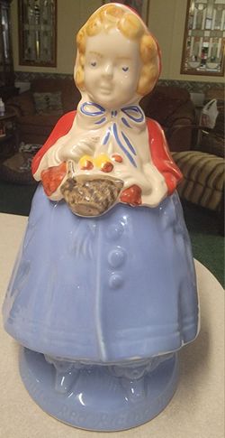 Little Red Ridding Hood  Cookie Jar