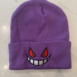 Purple Pokemon Gengar Beanie Hat Brand New