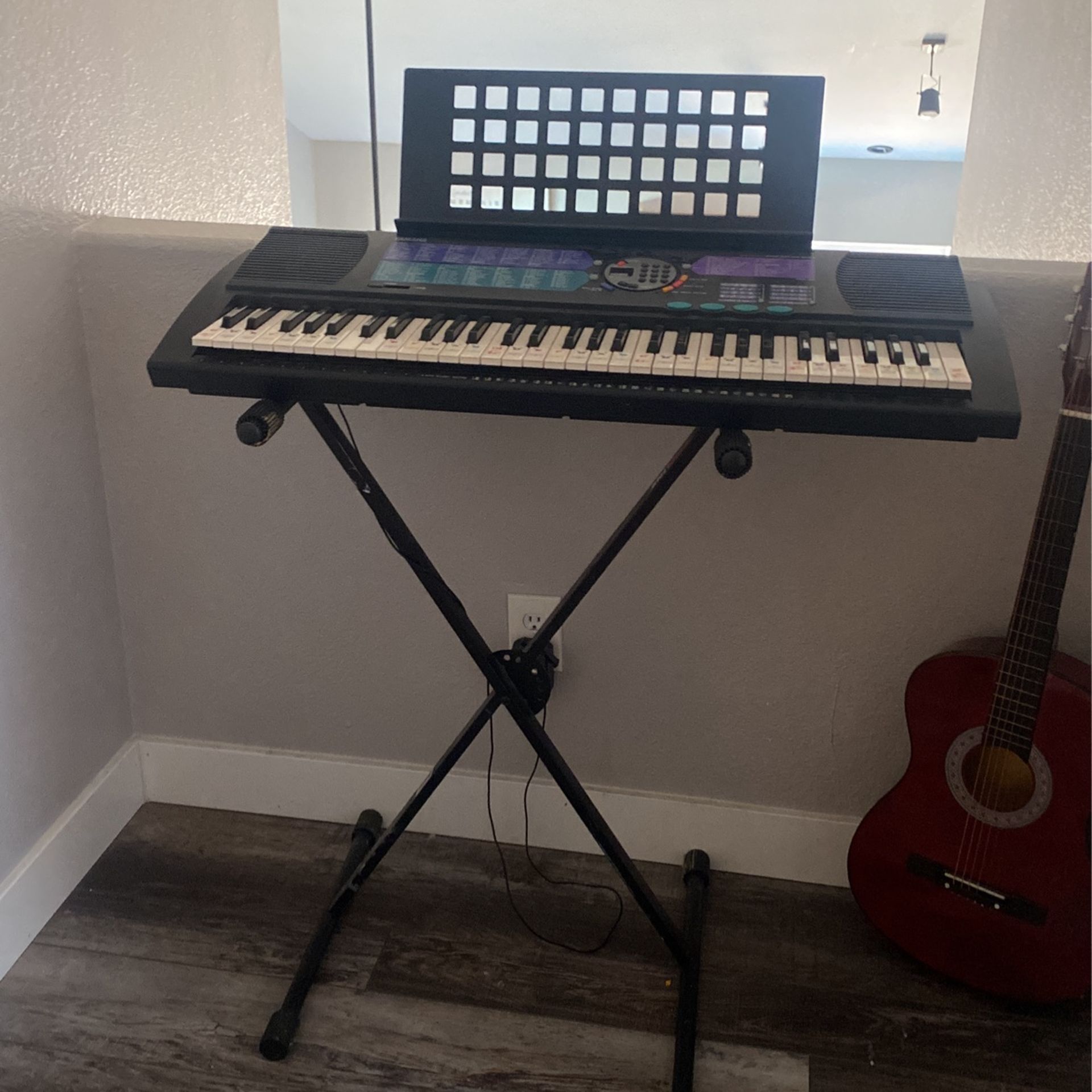 Keyboard And Guitar 