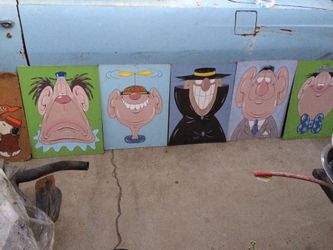 Vintage cartoon posters