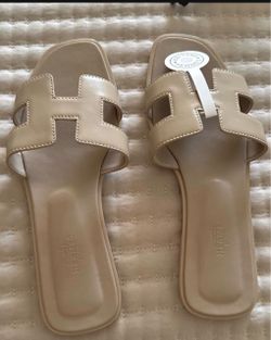 nude sandals