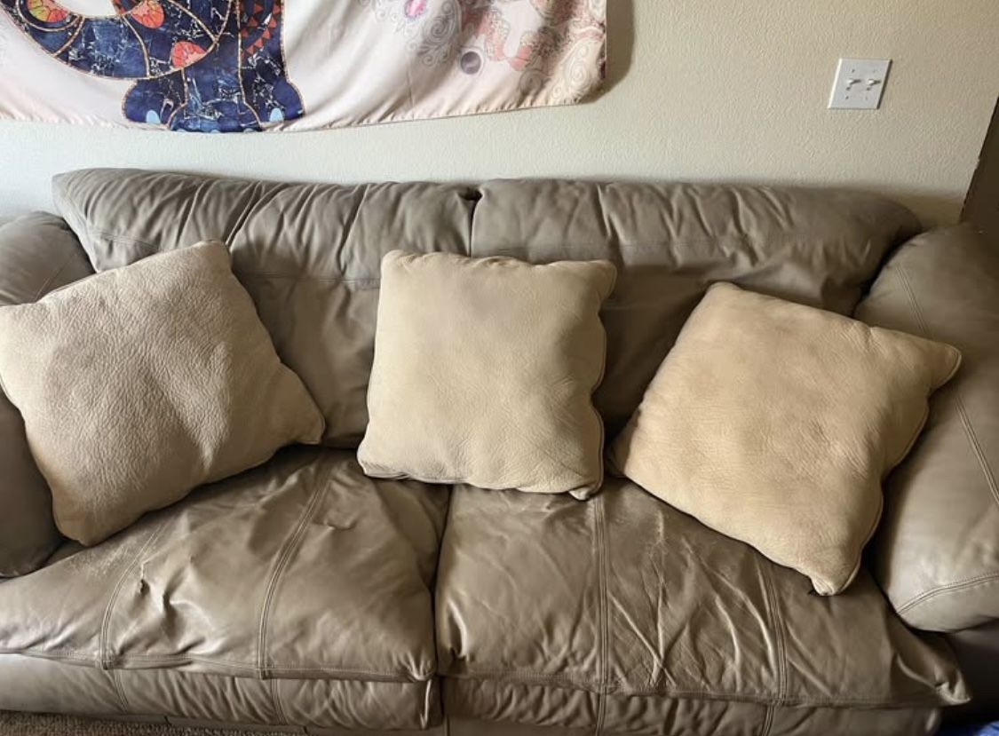 FREE Italian Leather Couch