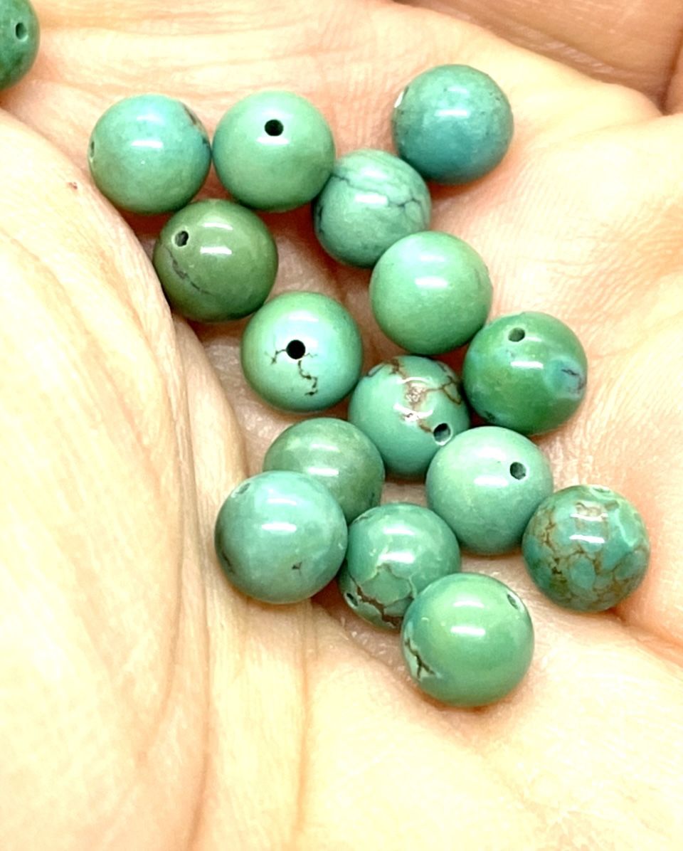 Lot Of 6mm Turquoise Beads