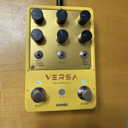 Donner Versa - Yellow Fall II Reverb&Delay Combo Pedal 