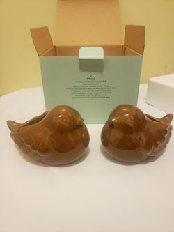 *NIB* Partylite Woodland Bird Tealight Holders