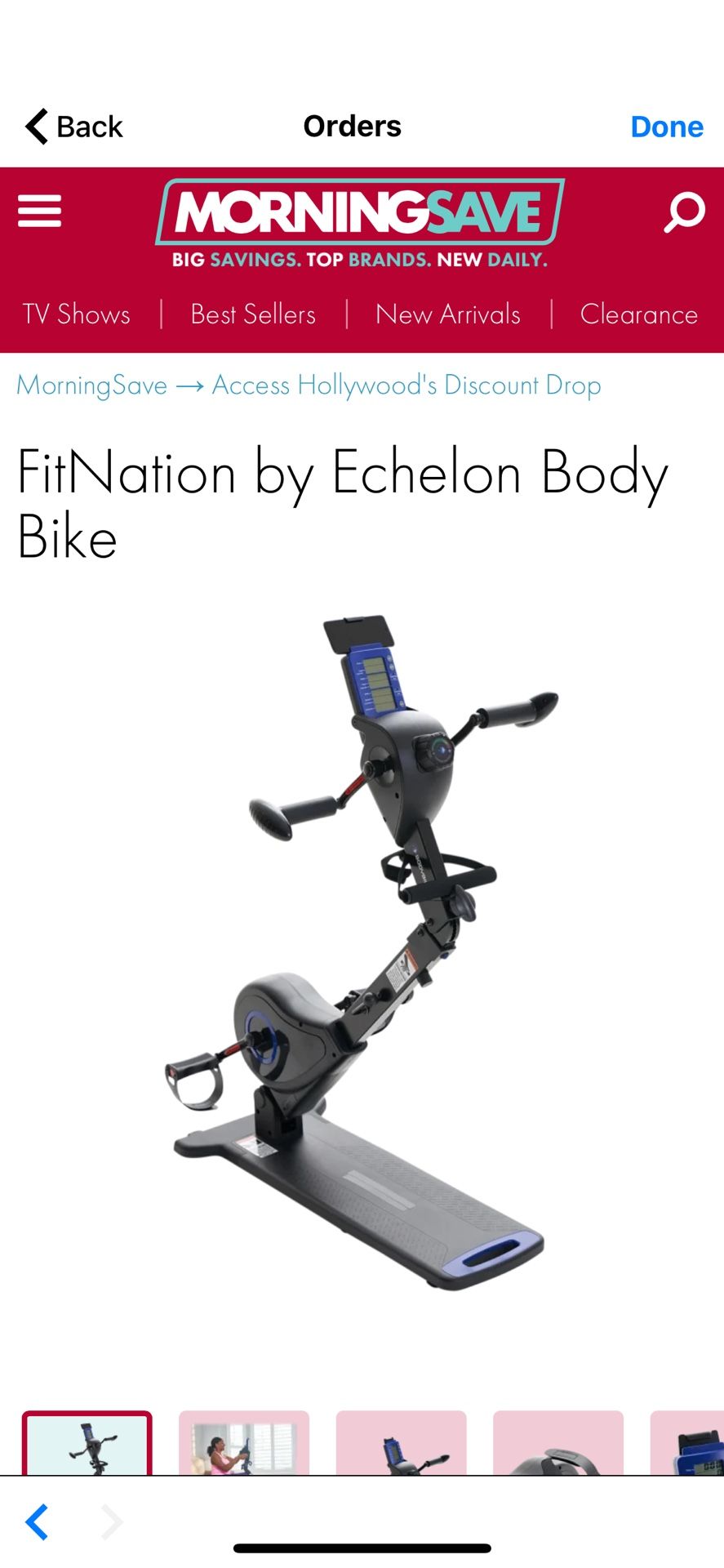 FitNation Body Bike NEVER USED!