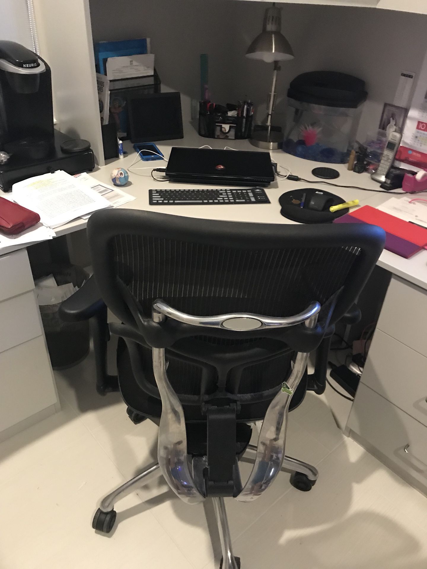 Work pro commercial Mesh back chair. Office Depot item# 493966.