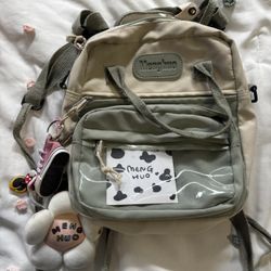 Mini Sage Green Backpack