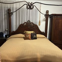 King Bedroom Complete Set With Mattress