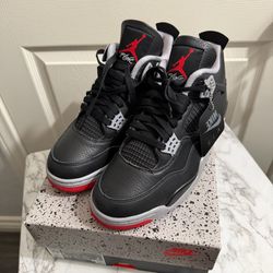 Jordan 4 bred reimagined size 9