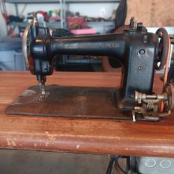 1892 wilcox and gibbs sewing machine table not working 