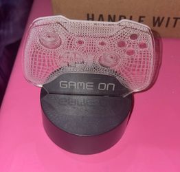 3D LED Game Controller Night Light – “GAME ON” Gaming Lamp