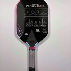 JOOLA BEN JOHNS PERSEUS 3S 16mm LIMITED EDITION PICKLE BALL PADDLE