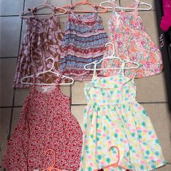 Toddler Girl Clothes Size 4t Sleeveless Summer Dresses 