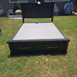 Queen bed frame. 
