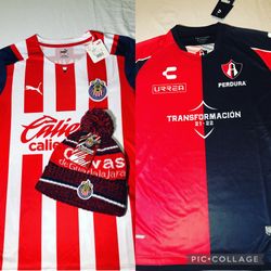 Playeras ⚽️ De CHIVAS Y ATLAS!!