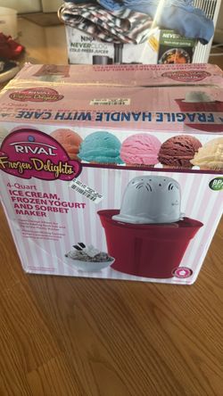 Ice cream, frozen yogurt, sorbet maker