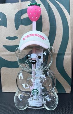 Starbucks pink strawberry bearista cup