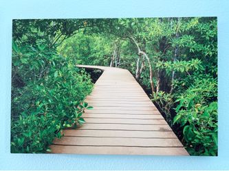 Canvas art of mangroves