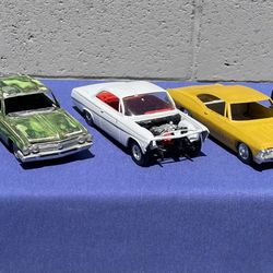 Vintage Chevy Buick Cars Junkyard Lot of 5 For Display Mechanic Shop Garage