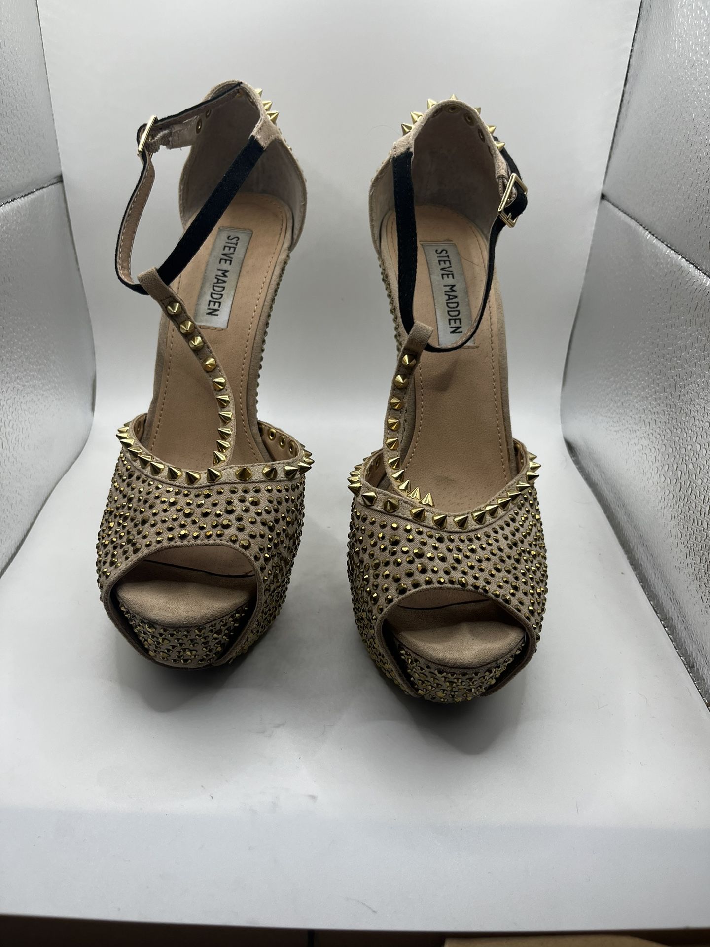 Steve Madden Angelz Studded Platform Heels