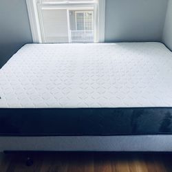 MATTRESS+BOX Queen Size Foam Soft 10”Thick BOX SPRING 9”thick Brand New In Plastic WE DELIVER