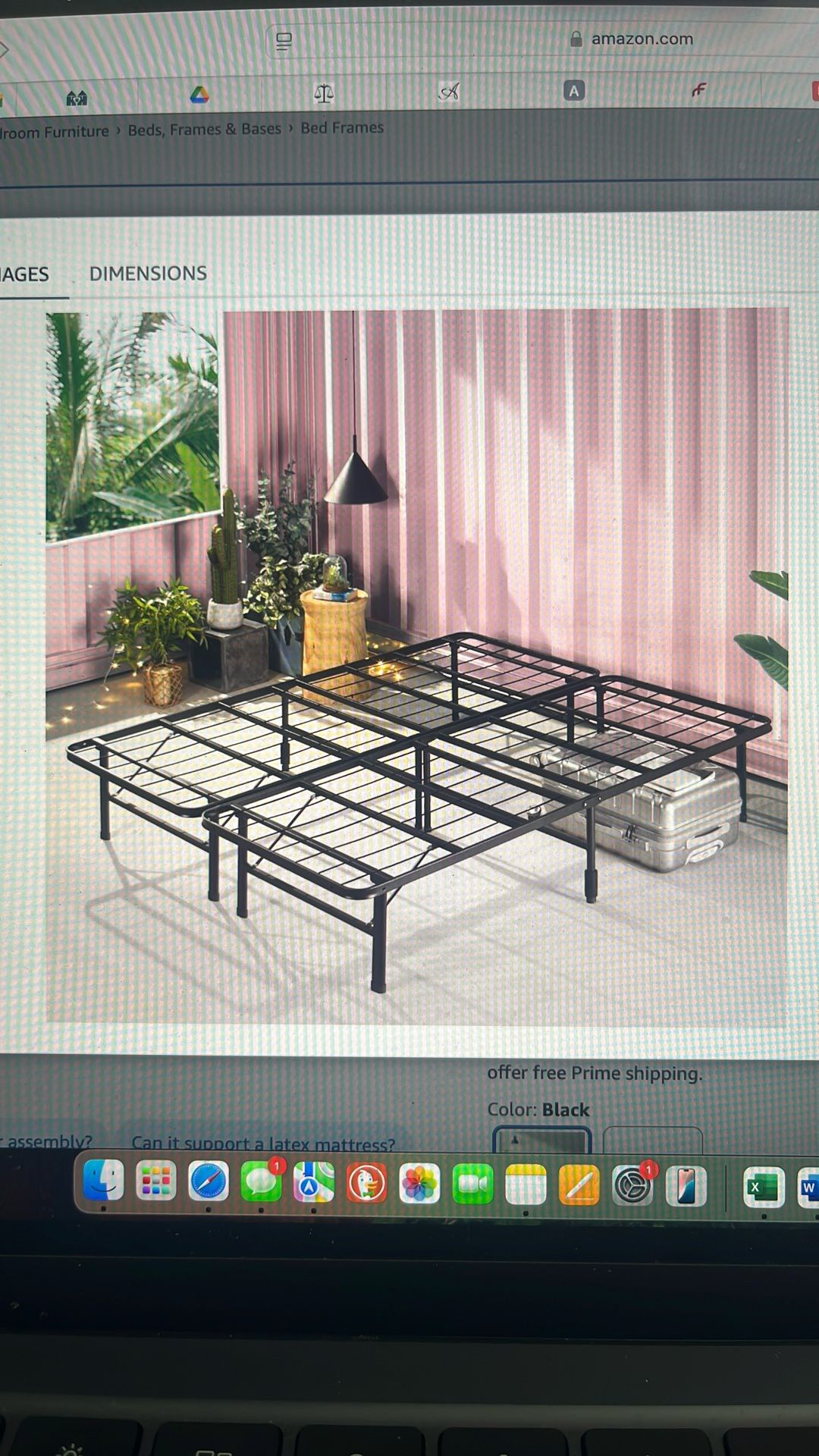 Zinus Tool Free Steel Bed Frame Full Size