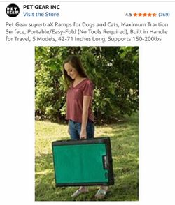 Portable pet ramp