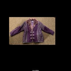 REAL LAMB FUR SUEDE LEATHER SHEEPSKIN SHEARLING COAT WINTER JACKET WOMEN MEDIUM