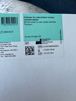 Coloplast Men’s lubricated catheters