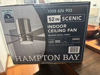New HAMPTON BAY Ceiling Fan