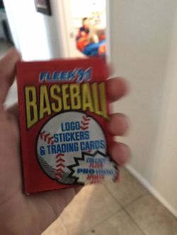 Fleet ‘91 baseball cards