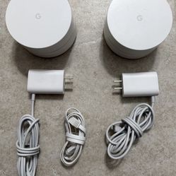 Google Wifi AC1200 Dual-Band Mesh Routers - 2 Pack - AC-1304