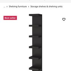 IKEA Black Shelf 