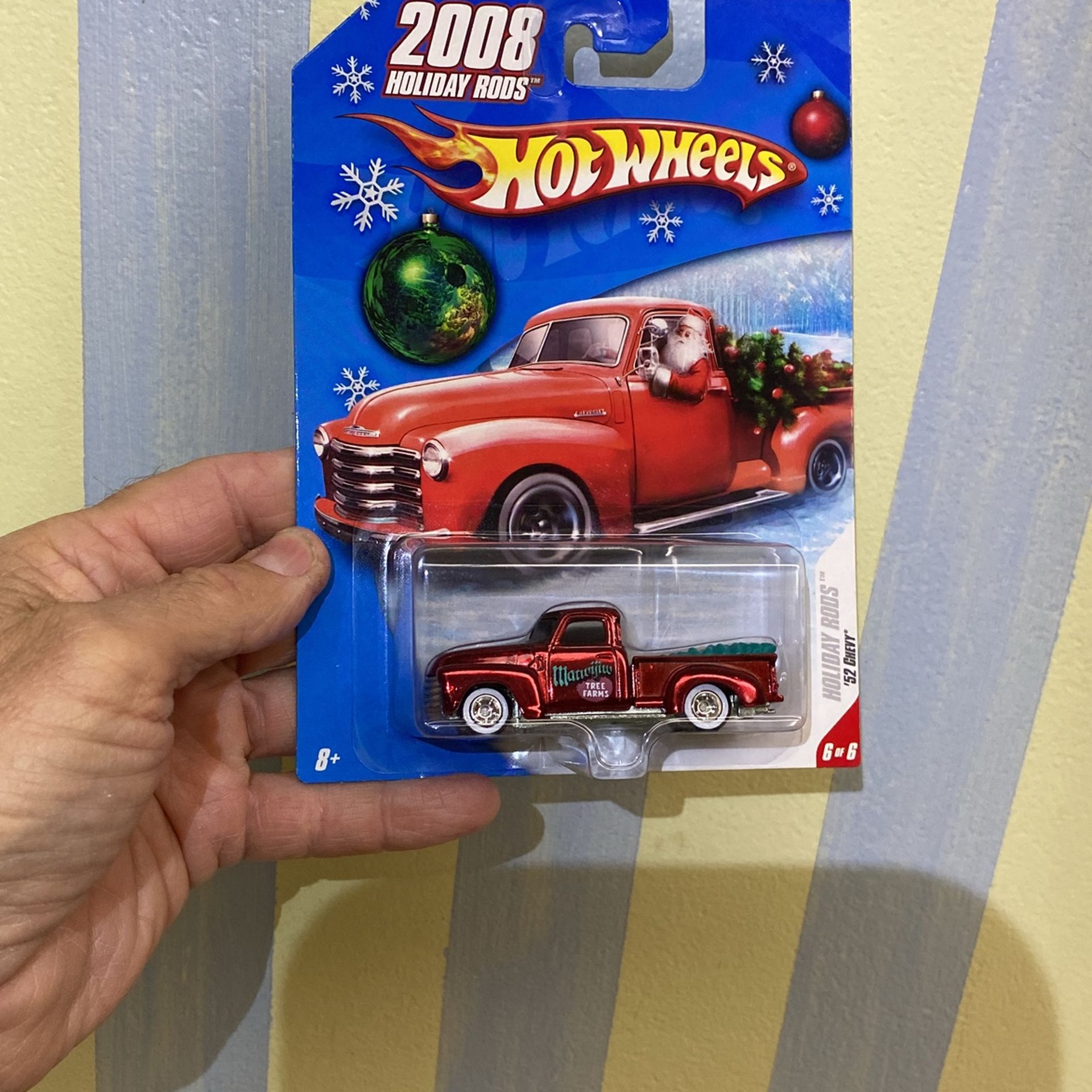 Hot Wheels (p-1) 2008 Holiday Rods 57 Chevy Mint Condition