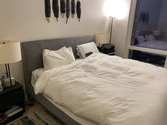 Bed Including Mattress And Bed Sheets 