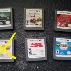 (5) Nintendo DS Games  - See Pictures 