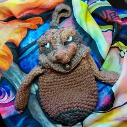 Handmade Bark Troll Coin Pouch – Button Closure | Cute Pocket Troll Bag