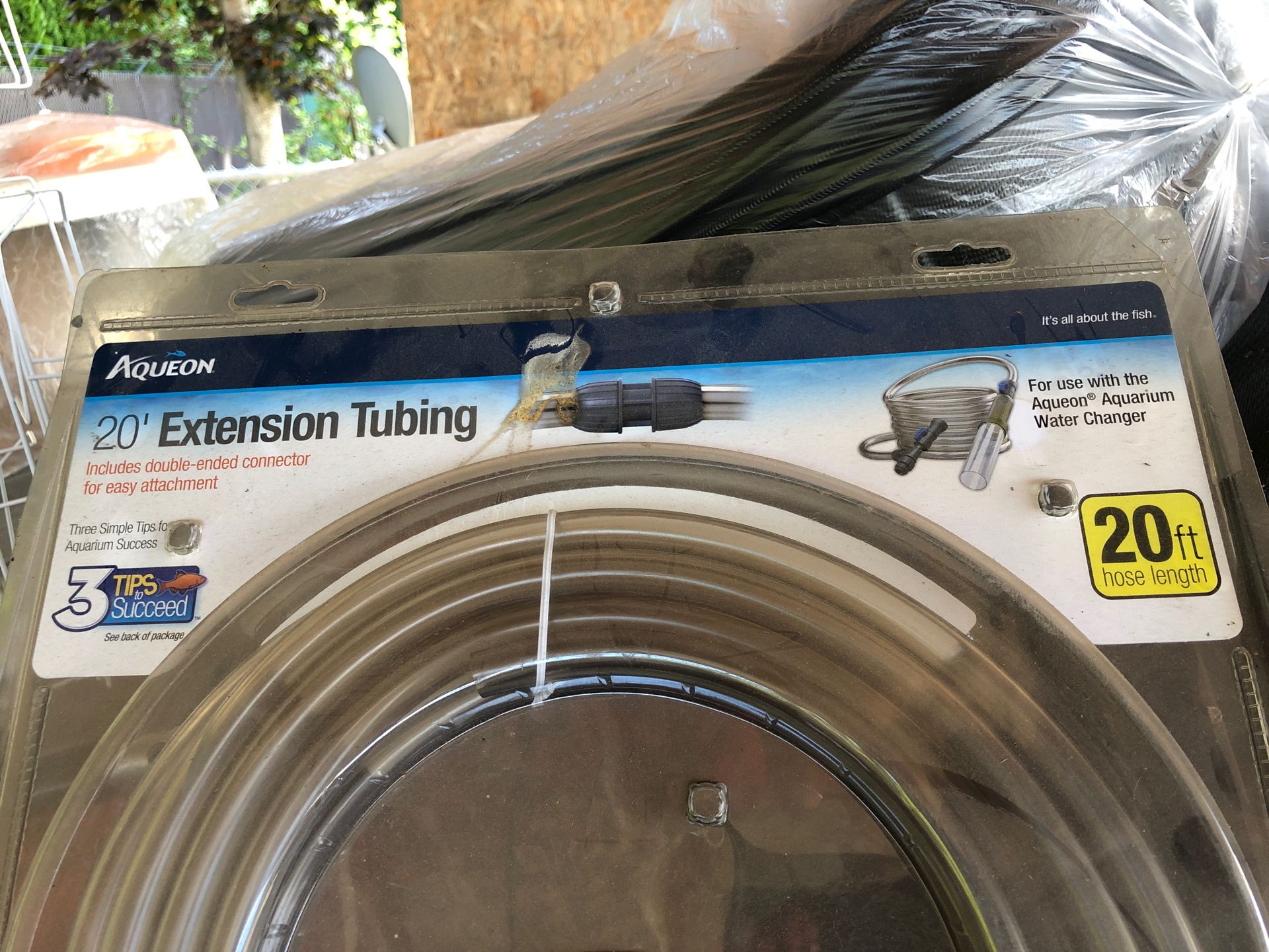 20ftExtension Tubing for aquarium systems includes double-ended connector for easy attachment new in box