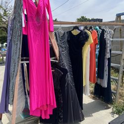 Prom Dresses /Medical Equipment/ Yard Sale