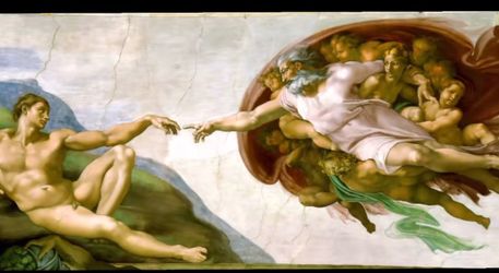 god creates the first man hoodie