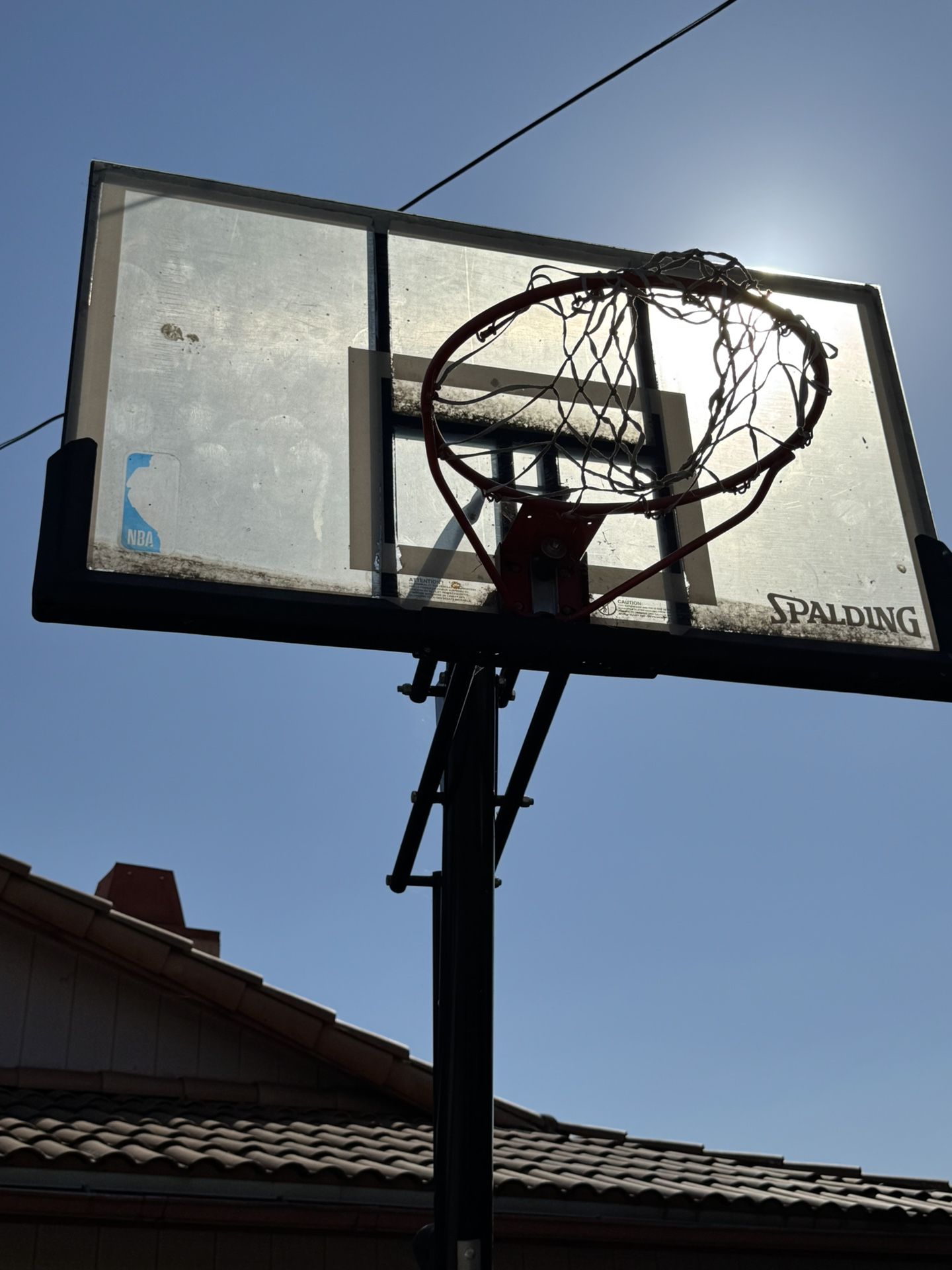 Spalding Adjustable Basketball Hoop