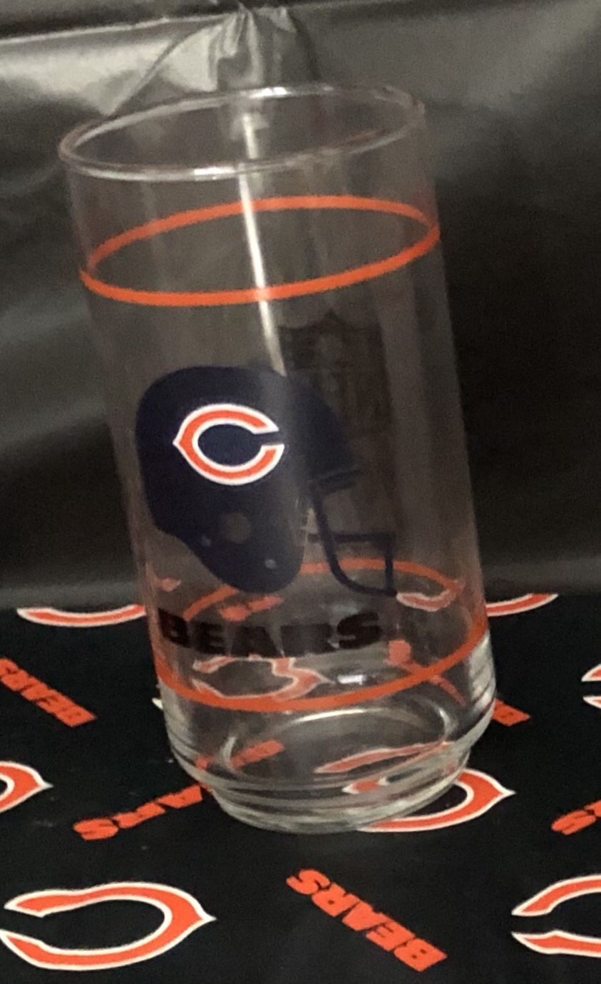 Chicago Bears - Vintage 80s - Mobil Oil Glasses