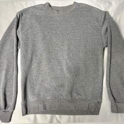 Cozy Heather Gray Crewneck Sweatshirt - Like New, Unisex Size S, Soft Fleece Blend!