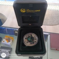 1 oz Silver Proof Collectable Coin - Australian Opal Series - Pygmy Possum Design