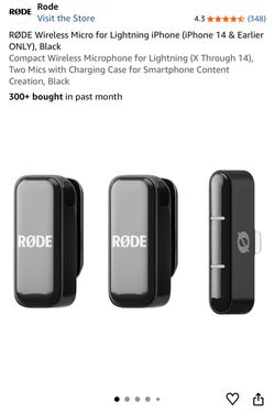 Rode wireless mic - iPhone